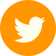 logo twitter naranja